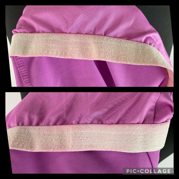 C9 By Champion S Pink Purple Black Patterned Built In Bra Activewear Tank - Picture 9 of 10